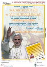 V Giornata Europea Universitari - Collegamento da Torino